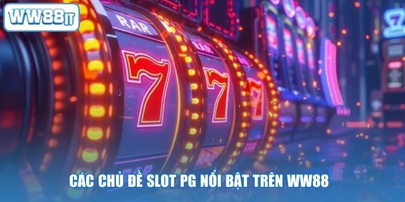 Các chủ đề slot PG nổi bật trên WW88