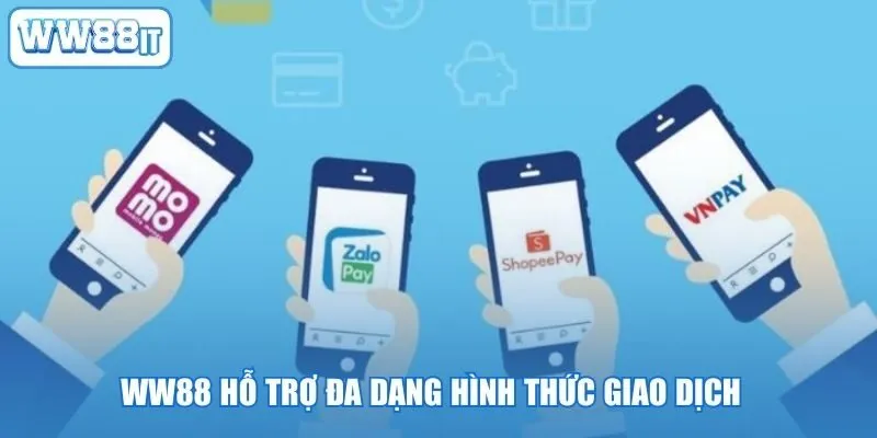 WW88 hỗ trợ đa dạng hình thức giao dịch